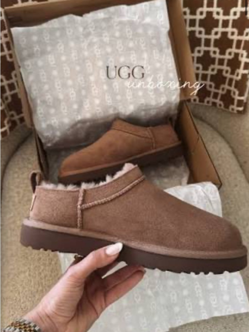 UGG Micro Rocky Road Colour New Sz 7